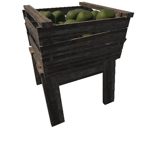 Food Crate Apples Stand 1